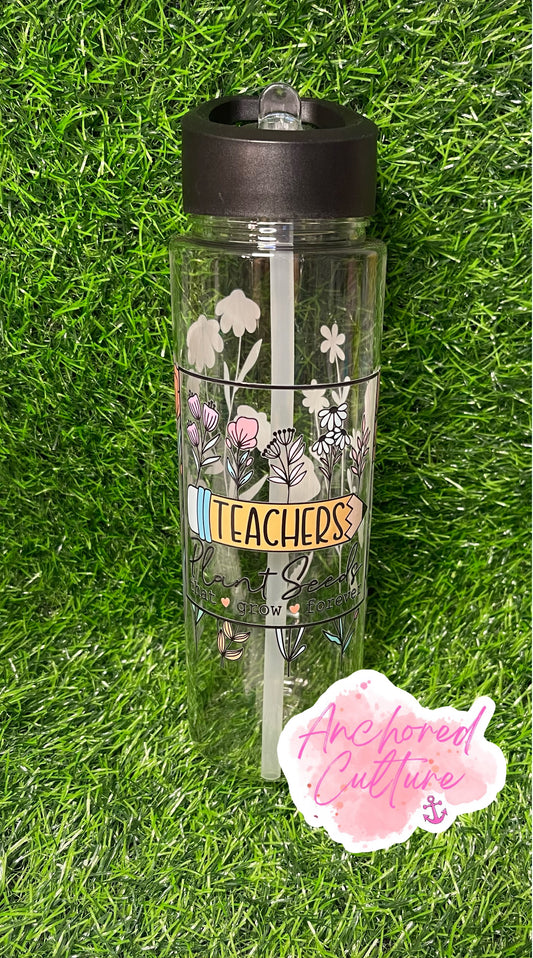 Teachers Plant Seeds Water bottle